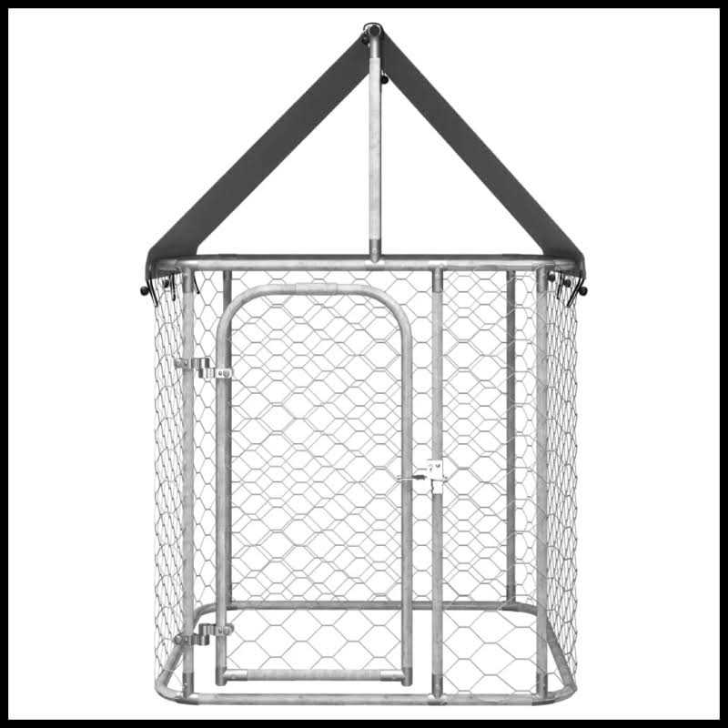 Outdoor Dog Kennel with Roof O268