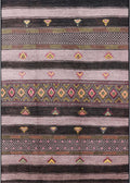 Burgundy Brown Solid Rectangle Area Rug G5635