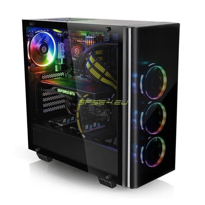 Black Midi-Tower Tempered Glass Edition E265133