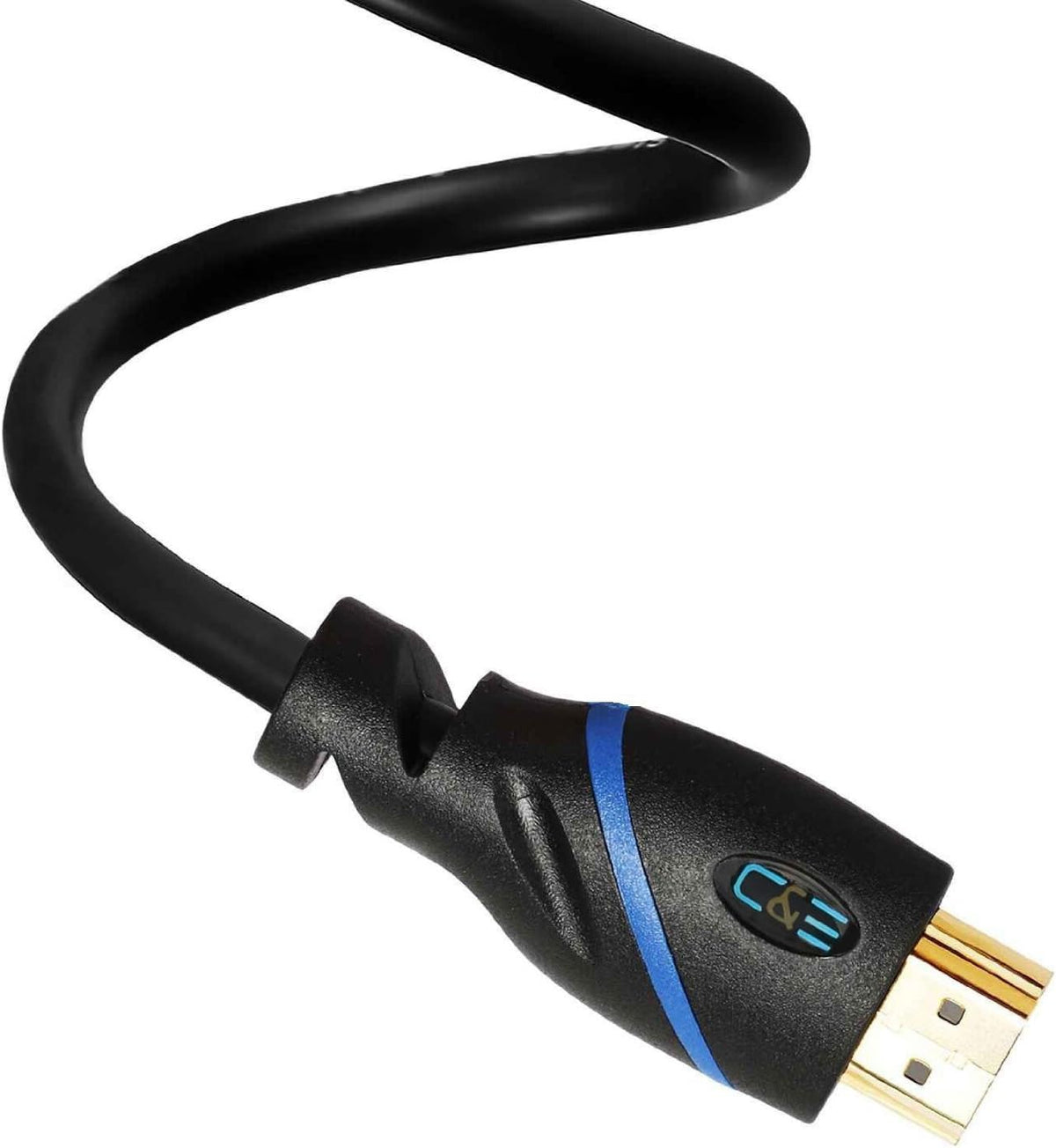 75ft High Speed HDMI Cable Male to Male with Ethernet Black Pack of 2 U299