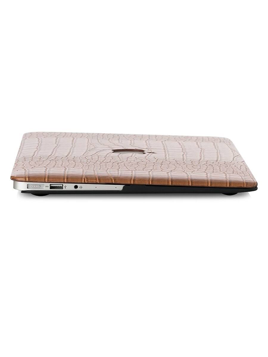 Faux Crocodile MacBook Case - Caramel X547