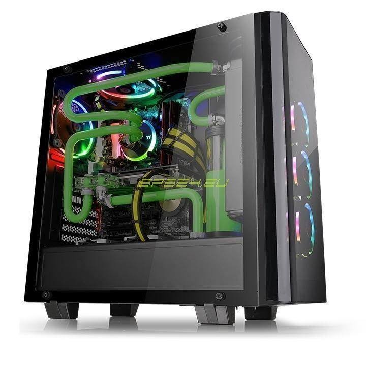 Black Midi-Tower Tempered Glass Edition E265133