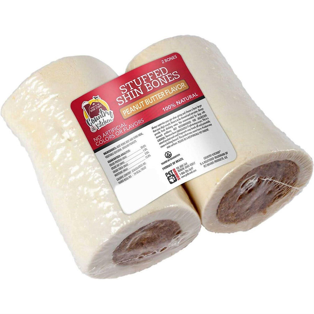 Peanut Butter Stuffed Shin Bone Dog Treats C1058