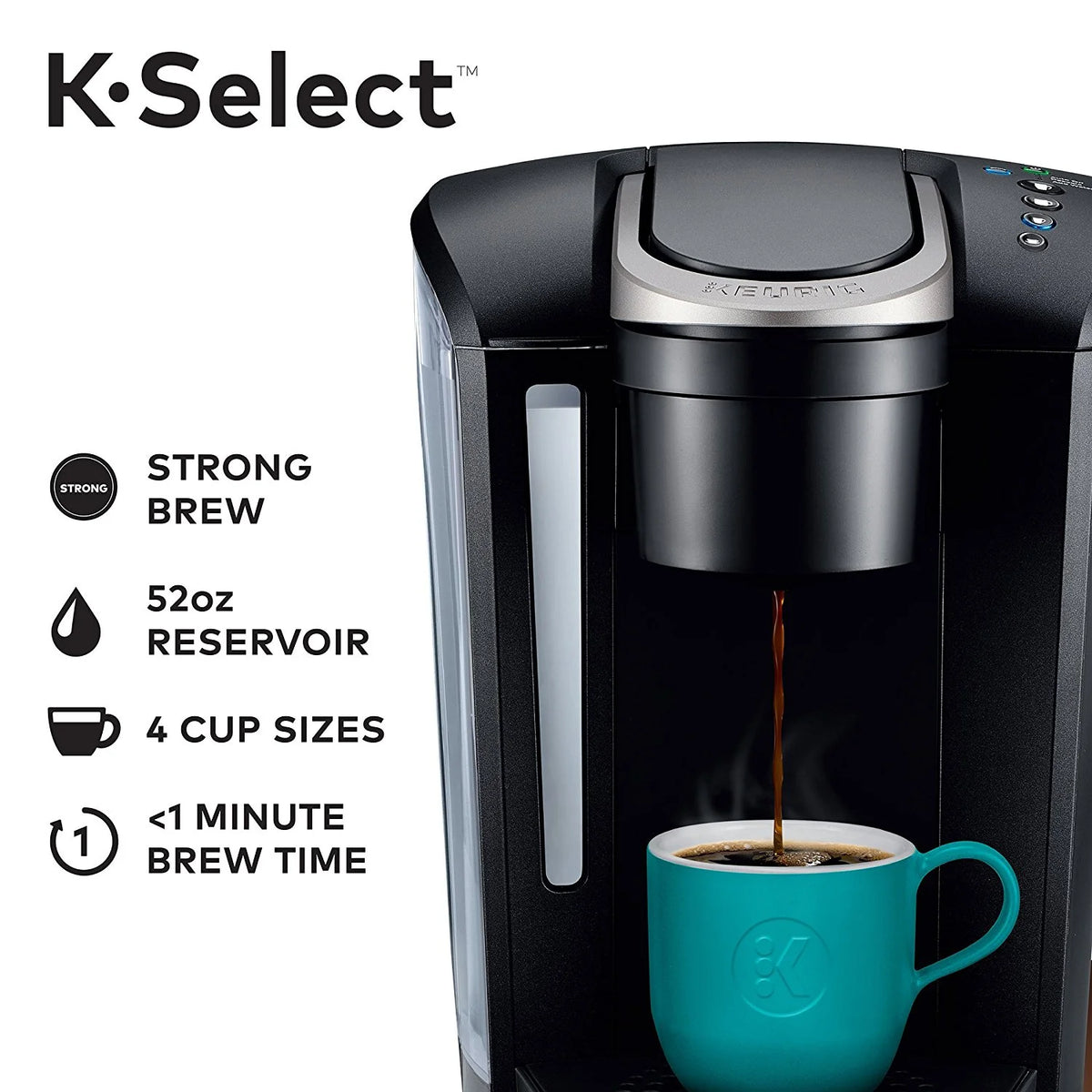 Single-Serve K-Cup Pod Coffee Maker P823932