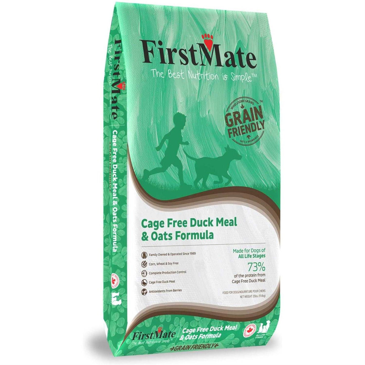 Cage Free Duck & Oats Dry Dog Food Z349990