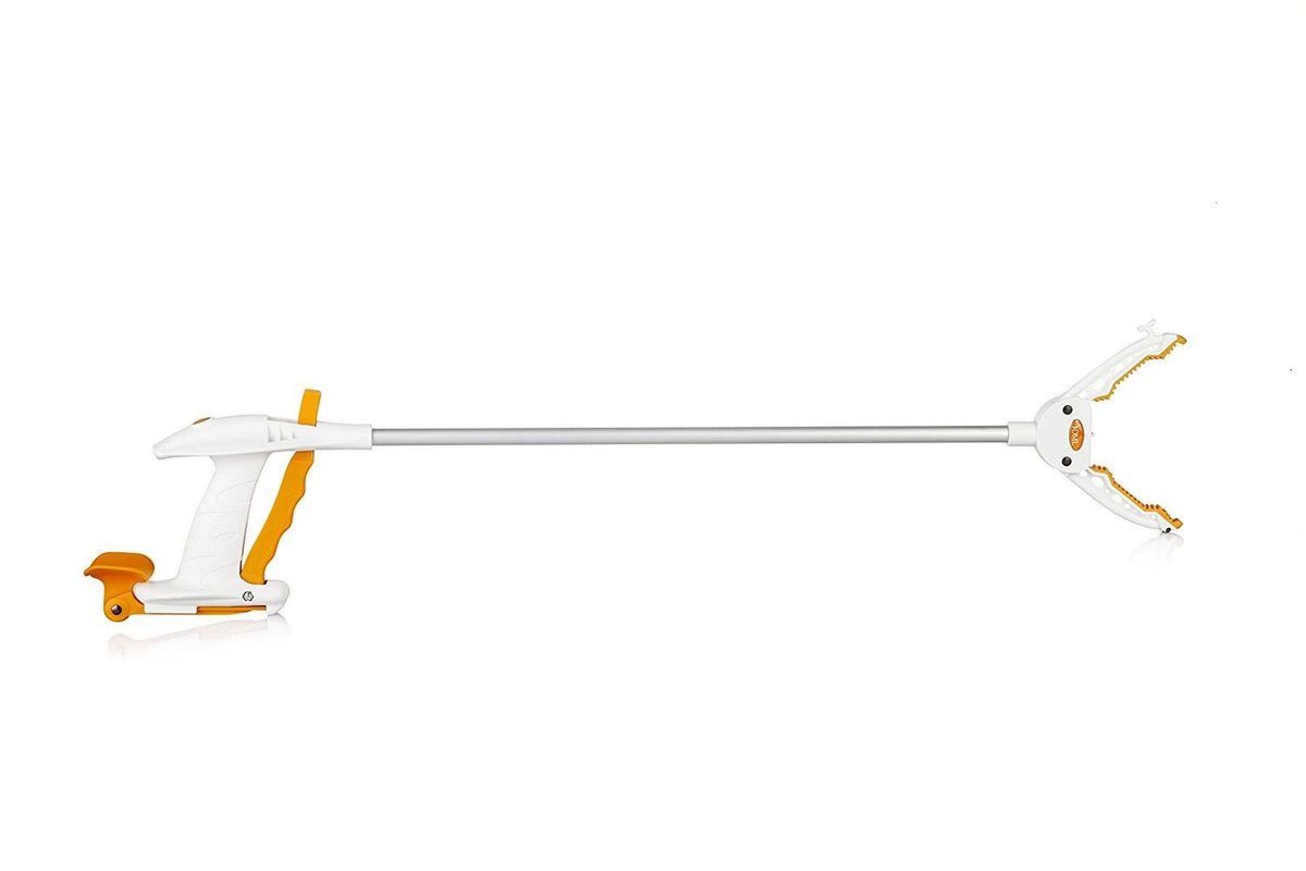 Ergonomic Reacher Grabber Pick Up Tool with Light and Rotating Jaw, 26 Inches U558