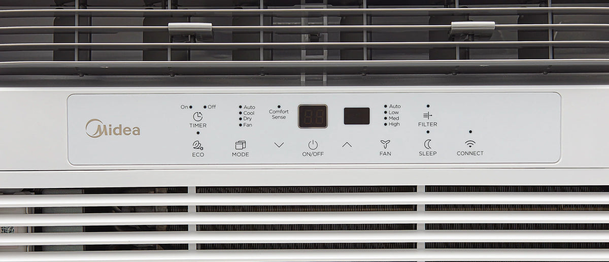 12,000 BTU 115V Smart Window Air Conditioner with Remote, White Z623