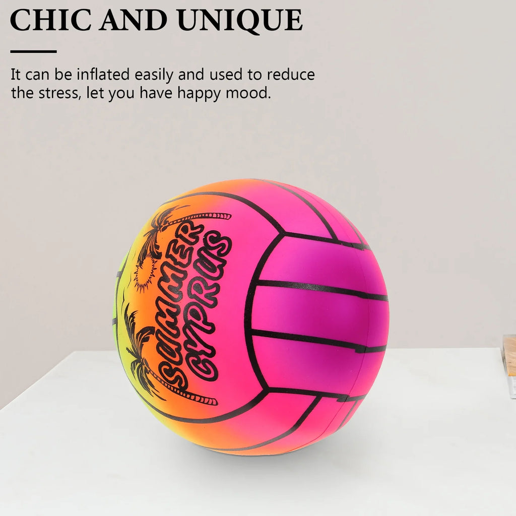 Rainbow PVC Inflatable Volleyball Toy M93457