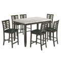 White 7PC Counter Height Dining Set Z94005