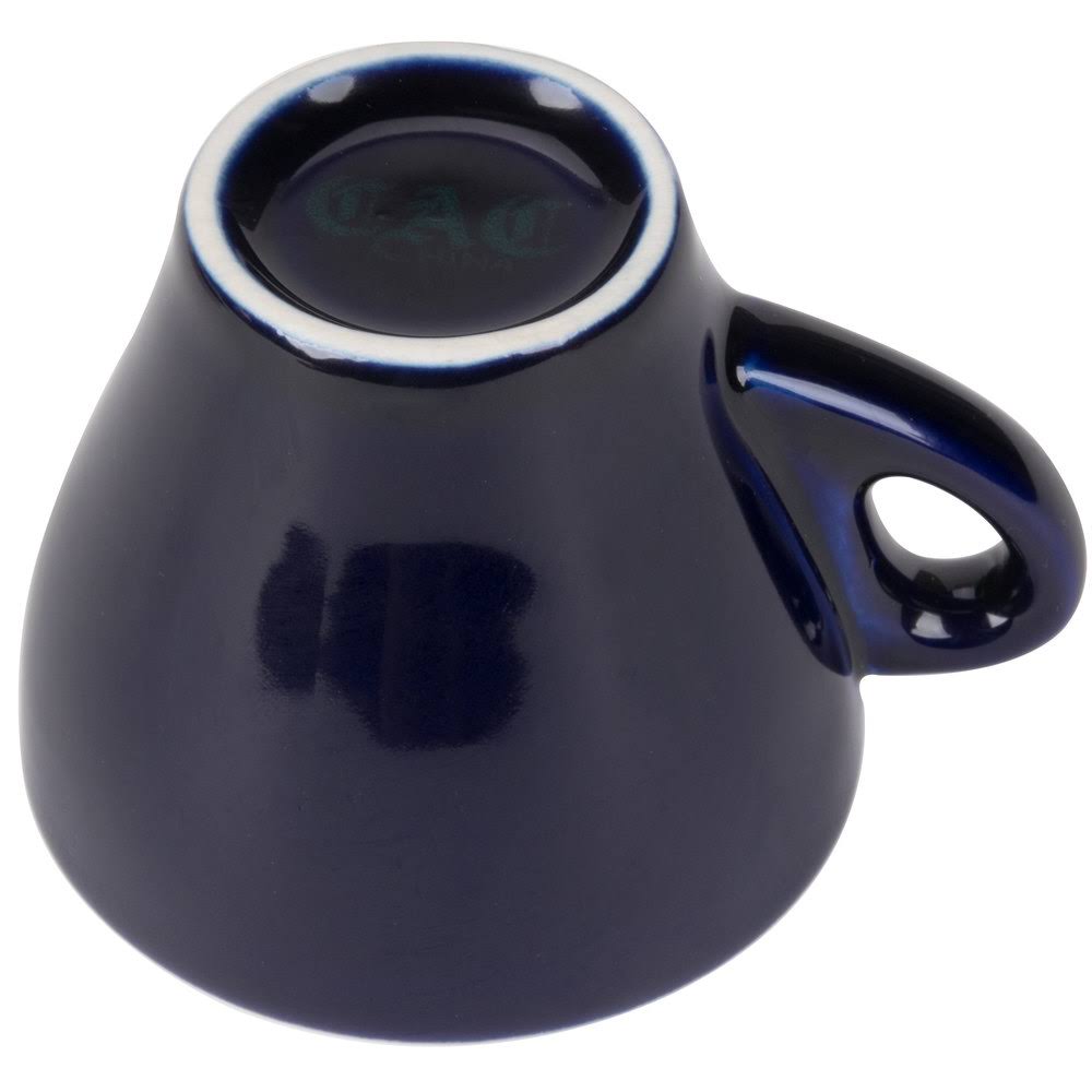 3.5 oz Blue Espresso Cup with Saucer - 48/Case G469