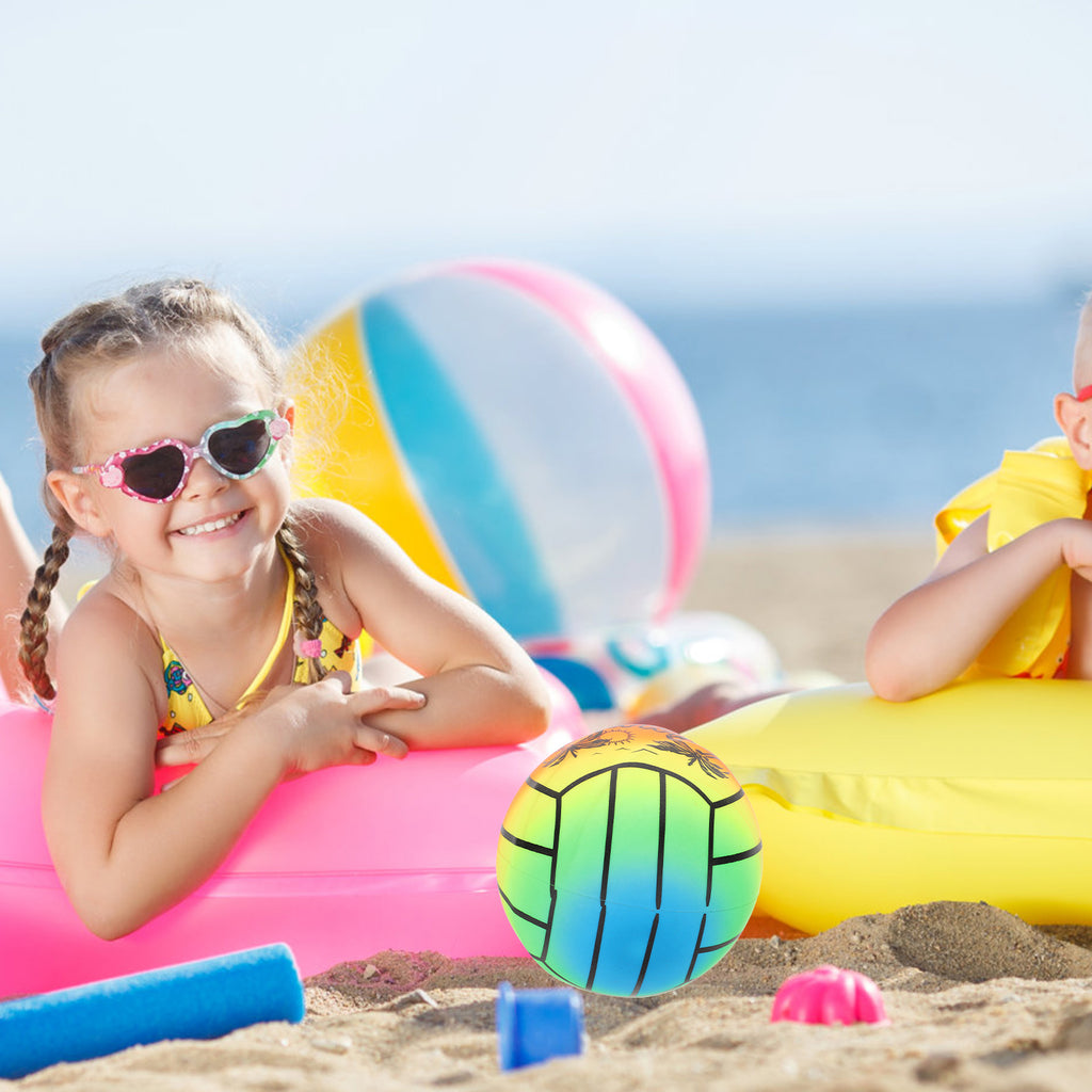 Rainbow PVC Inflatable Volleyball Toy M93457